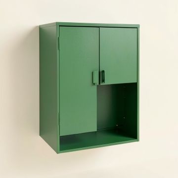 Dawn Bluff Wall-Mounted Laundry Cabinet - Green (synthetic illustration; no displayed measurements)