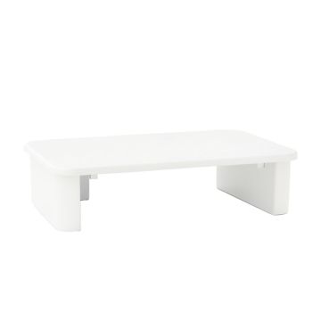 Aspen Bluff Desktop Monitor Riser - White