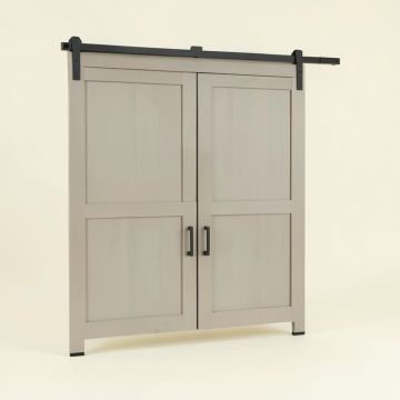 Braylen Sliding Barn Door 36 '' Single Bathroom Vanity Set (synthetic illustration; no displayed measurements)