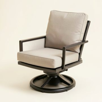 Billie-Anne Outdoor Swivel Patio Chair With Cushions (synthetic illustration; no displayed measurements)