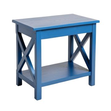 Clay Crest Side Table - Blue