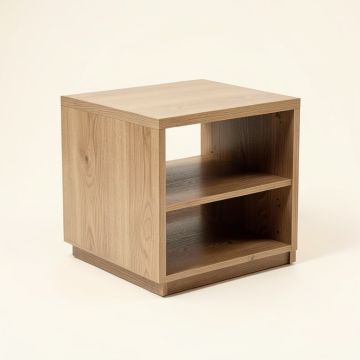 Aahil End Table With Storage (synthetic illustration; no displayed measurements)