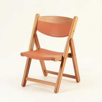 Hazel Arc Folding Outdoor Chair (synthetic illustration; no displayed measurements)