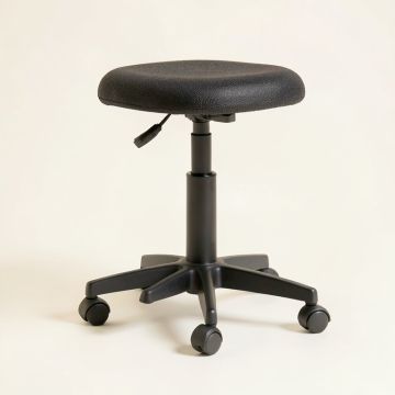 Aspen Hill Rolling Height Adjustable Stool (synthetic illustration; no displayed measurements)
