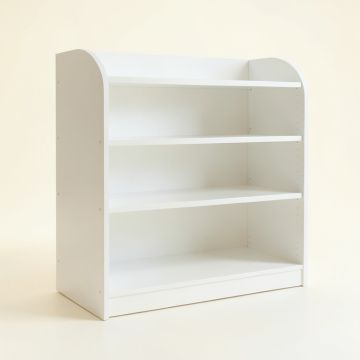 Summit Dell Desktop Shelving Unit - White (synthetic illustration; no displayed measurements)