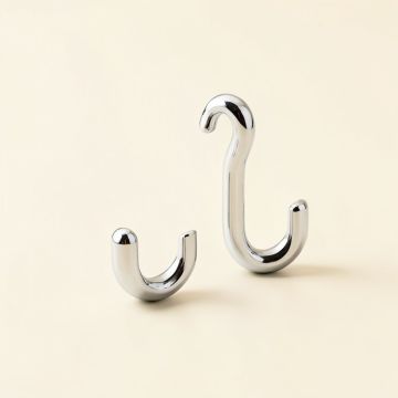 Oval Eyes Shower Curtain Hooks (synthetic illustration; no displayed measurements)