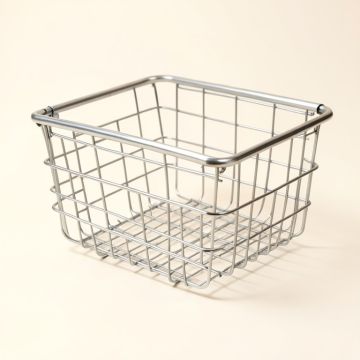 Stacking Organizer Metal Basket (synthetic illustration; no displayed measurements)