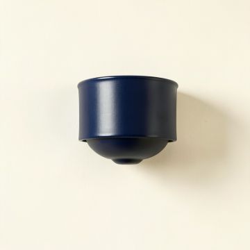 Fern Bluff Wall Sconce Mounted On A Plain Wall - Navy (synthetic illustration; no displayed measurements)
