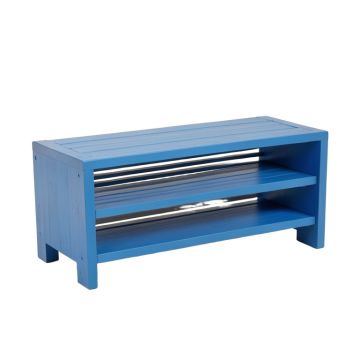 Wren Crossing Shoe Storage Bench - Blue