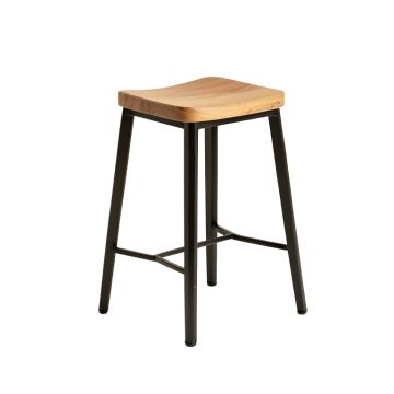 Saleh Solid Wood Bar & Counter Stool