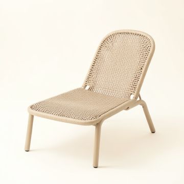 Moss Bend Outdoor Lounge Chair - Beige (synthetic illustration; no displayed measurements)