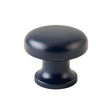Fern Bend Cabinet Knob Without Packaging - Navy