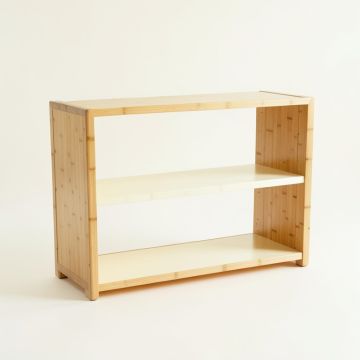 Hill Bluff Low Bookcase - Cream (synthetic illustration; no displayed measurements)
