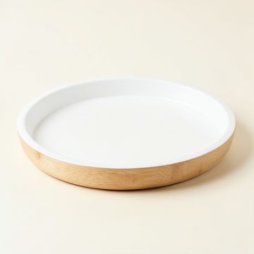 Hill Bend Serving Tray - White (synthetic illustration; no displayed measurements)