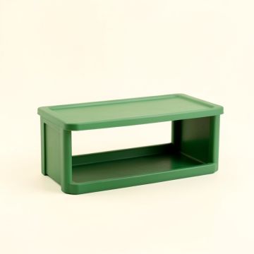 Fern Dale Narrow Outdoor Storage Bench - Green (synthetic illustration; no displayed measurements)