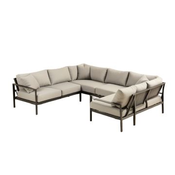 Dinja Patio Sectional With Cushions