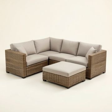 Eisenbarth Patio Sectional With Cushions (synthetic illustration; no displayed measurements)
