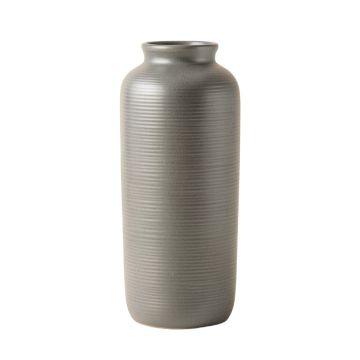 Bay Canyon Empty Decorative Vase - Gray