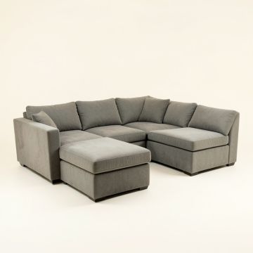 Bouldin Creek Reversible Sofa & Chaise (synthetic illustration; no displayed measurements)