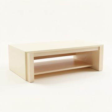 Summit Falls Coffee Table - Cream (synthetic illustration; no displayed measurements)