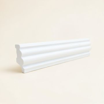 Pvc Decorative Wainscot Cap 3 '' H X 96 '' W X 1 '' D Moulding (synthetic illustration; no displayed measurements)
