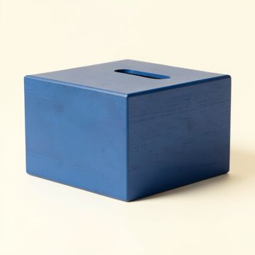 Tory Peacock Tissue Box Cover (synthetic illustration; no displayed measurements)