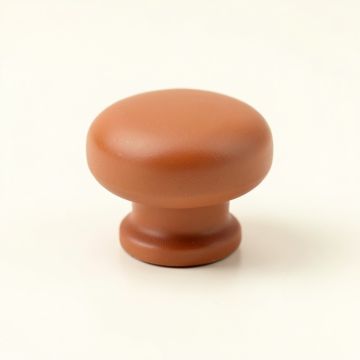 Spruce Crest Cabinet Knob Without Packaging - Terracotta (synthetic illustration; no displayed measurements)