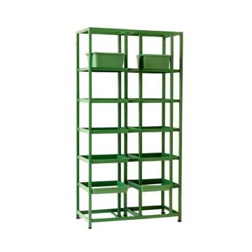 Stone Bend Empty Vertical Garden Frame - Green
