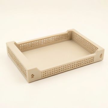 Dawn Falls Empty Under-Desk Cable Tray - Beige (synthetic illustration; no displayed measurements)