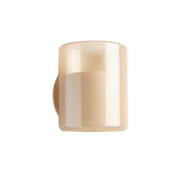Hill Crossing Wall Sconce Mounted On A Plain Wall - Beige