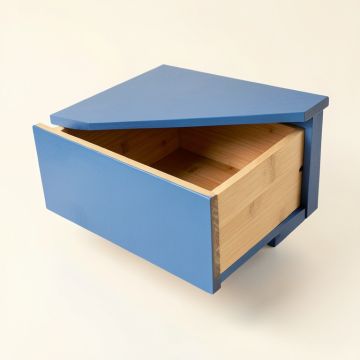 Ridge Crest Under-Desk Drawer Unit - Blue (synthetic illustration; no displayed measurements)