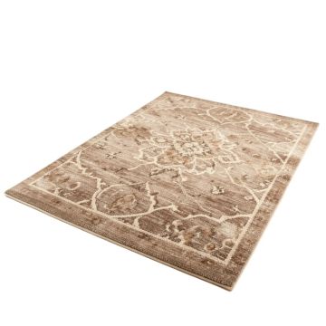 Abstract Tufted Plum Area Rug