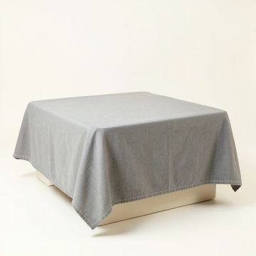 Hill Falls Flat Bed Sheet - Gray (synthetic illustration; no displayed measurements)