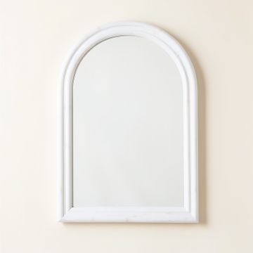 Pine Canyon Framed Wall Mirror - White (synthetic illustration; no displayed measurements)