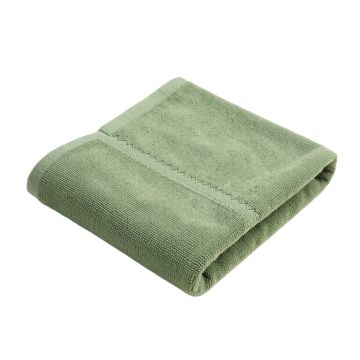 Elm Edge Bath Towel - Green
