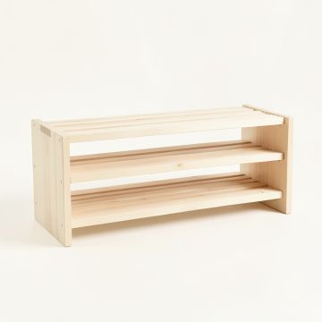 Juniper Bridge Shoe Storage Bench - Ivory (synthetic illustration; no displayed measurements)