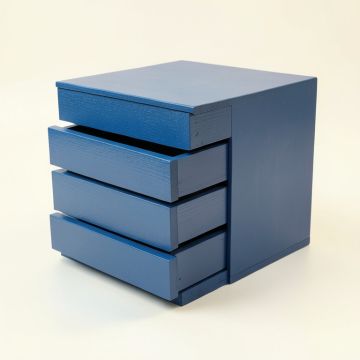 River Dale Small-Parts Storage Drawer Cabinet - Blue (synthetic illustration; no displayed measurements)