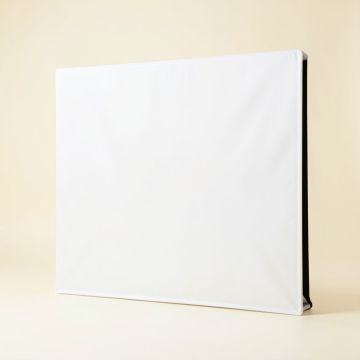 White 49 '' X 87 '' Portable Folding Frame Projector Screen (synthetic illustration; no displayed measurements)