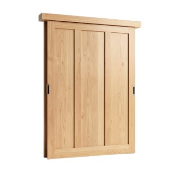 Paneled Wood Planum Sliding Closet Door