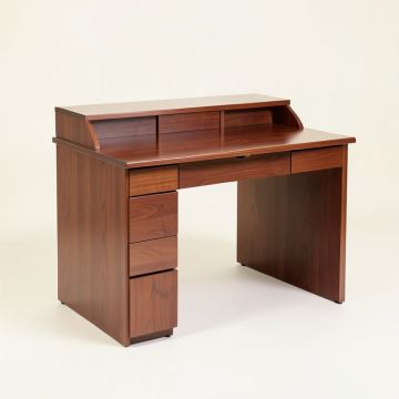 Secretary Desk With Hutch (synthetic illustration; no displayed measurements)