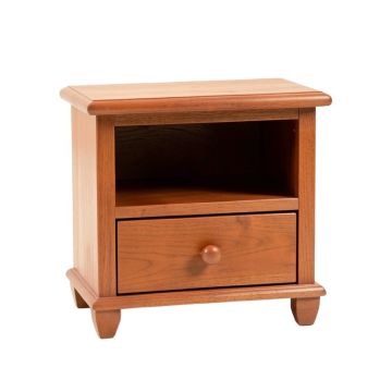 Birch Edge Nightstand - Terracotta