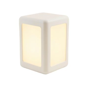 16 '' H X 16 '' W X 16 '' D Cube White Chargeable Led Outdoor Floating Light