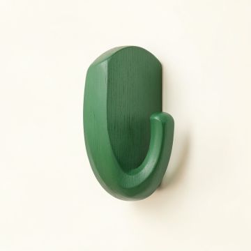 Fern Bluff Wall-Mounted Robe Hook - Green (synthetic illustration; no displayed measurements)