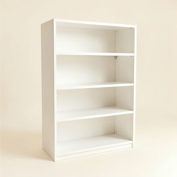 Linden Bend Freestanding Bookcase - White (synthetic illustration; no displayed measurements)