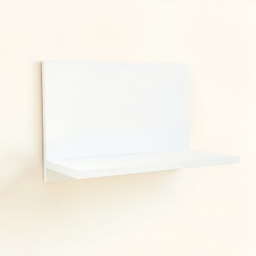 Lake Canyon Wall-Mounted Shelf - White (synthetic illustration; no displayed measurements)