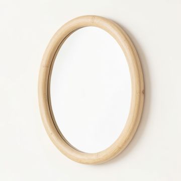 Vale Crest Framed Wall Mirror - Ivory (synthetic illustration; no displayed measurements)