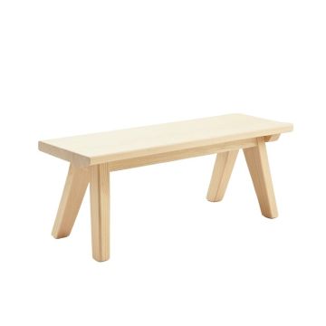 Birch Falls Indoor Bench - Ivory