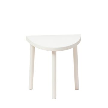 Bay Bridge Compact Balcony Table - White (synthetic illustration; no displayed measurements)