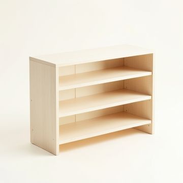 Rowan Bridge Desktop Shelving Unit - Ivory (synthetic illustration; no displayed measurements)