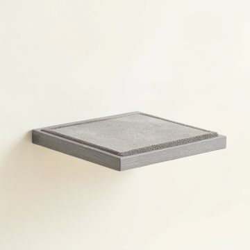 Elm Bluff Wall-Mounted Cat Perch - Gray (synthetic illustration; no displayed measurements)